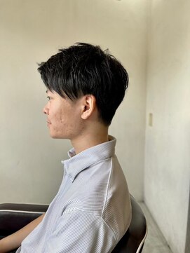 ソイクフ(SOY KUFU) MEN'SHAIRアッシュブラックベリーショートダークアッシュ