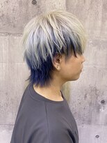 扉(GATE)&nbsp;【サロンワーク/深山美春】ホワイト×ネイビーウルフ