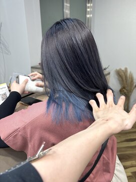 ラニヘアサロン(lani hair salon) インナーブルー