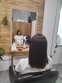 グルー(glue.)の写真/マンツーマン施術でお悩みを解決！丁寧なカウンセリングでしっかり汲み取り理想のスタイルを叶えます☆