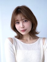 イルハバナ 渋谷(ill HAVANA)&nbsp;くびれミディ　前髪　イメチェン　ひし形　20代30代　外ハネ