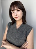 似合わせカットイメチェンシースルーバング結べるボブ20代30代
