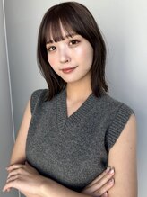 トリッカ シブヤ(TRICCA SHIBUYA) 似合わせカットイメチェンシースルーバング結べるボブ20代30代