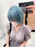 イメチェン/レッドブラウン/フルバング/似合わせカット/溝ノ口駅