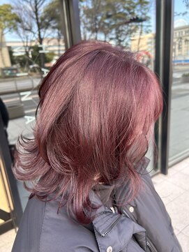 ハルキミナト ジャパン ヨコハマ(HARUKI MINATO japan YOKOHAMA) ピンクブラウンカラー　20代/30代/40代女性