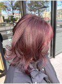 ピンクブラウンカラー 20代/30代/40代女性