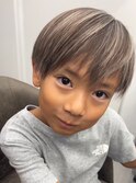ホワイトメッシュ/ツイスト/ツイスパ/パーマ/メンズ/眉毛