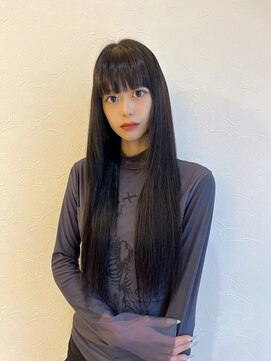 エンリエド(ENLIED) エクステ 黒髪ロング 韓国風スタイル