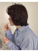 海外風/前上がりボブパーマ