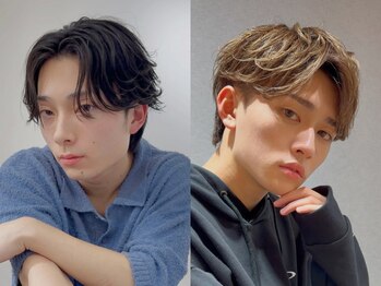 キサイ バズ(kisai BUZZ)の写真/《メンズパーマstyle高評価》髪質・骨格・生えグセを見極め、ON/OFFキマる再現性の高いデザインを