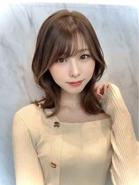 クム(kumu)&nbsp;【kumu】ミディアムレイヤー/顔周りカット/栄/名古屋