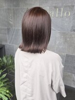 メゾン アヴァロ(Maison Avallo)&nbsp;秋カラーのロブヘア