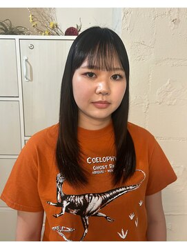 ルフトバイアンビエンテ(Luft by ambiente) 縮毛矯正×顔まわりレイヤー【倉本】