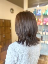 ブロック 日吉店(BLOC)&nbsp;レイヤーカット　ベージュブラウン