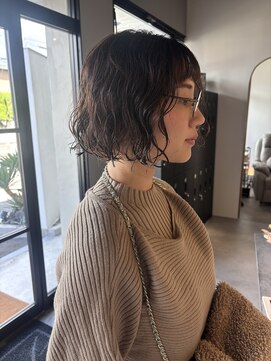 ビーストバイブランカ 刈谷三河安城(BEEst by BLANCA) ボブパーマ×アッシュグレージュ