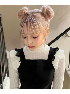 ヘアーメイク コラソン(hair make corazon) 似合わせカットメルティカラー着物フェミニンロング