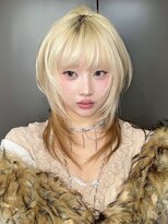 ネハス(nehus.)&nbsp;ハッシュカット/レイヤーカット/ブリーチ/ウルフカット/原宿