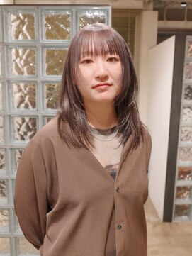 ノル 栄矢場町(nol) レイヤーカット×グレージュカラー