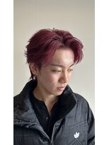 ヘアサロン エン(hair salon en.)&nbsp;ブリーチで作る色気のあるワインレッド