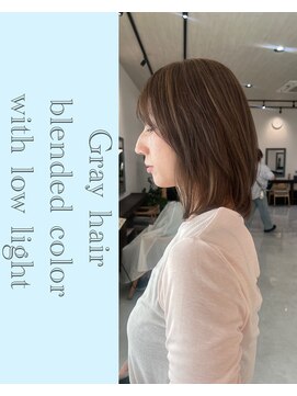 エミュ(emu.) 白髪ぼかしローライトカラー