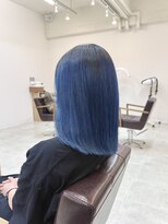 サロン 名和店(SALON)&nbsp;ブルーカラー/コバルトブルー/ブリーチカラー/ボブカラー