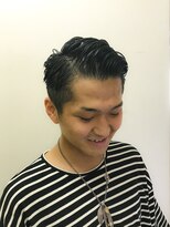パティオンツー(PATIONN2)&nbsp;メンズ刈り上げ無造作オールバックアーミージェルスタイル