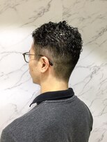 パティオン(PATIONN)&nbsp;ツーブロック&アシンメトリーのメンズクールウエーブスタイル☆