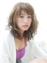 モードケイズ 本厚木(MODE K's)&nbsp;【MODE K's厚木】透け感モードセミ×ジグザグバング×3Dカラー