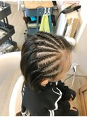 キッズコーンロウアレンジ【ヘアセット　立川/立川南/八王子】