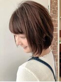 ◆愛されヘア◆魅力UP前下がりショートボブ