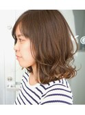 【TRUNK Hair Design 西本】波巻きミディアム