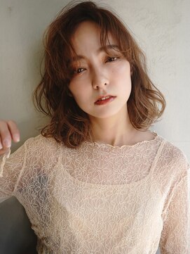 ラフィスヘアーシェア 野田阪神店(La fith hair share) 【La fith】 アンティークベージュ×パーマ