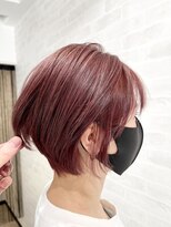 クラッチバイシオンアグリゲイト(CLUTCH by Zi-on aggregate)&nbsp;★ベリーピンク×抜け感ショートBOB×カシスピンク★