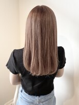 フレイムスヘアデザイン(FRAMES hair design)&nbsp;☆ミルクティーベージュ×セミロング☆