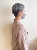 【MIO】シルバーアッシュ×刈り上げ