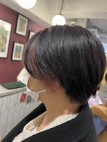 ムーン(moon) #イメチェンヘアスタイル#チェリーブラウン#フェミニンロング