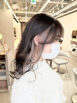 ラルムバイシー 新宿(LARME by Sea)&nbsp;インナーカラーホワイトベージュ【新宿/顔周り】