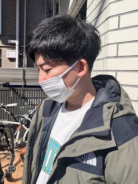 シスタ(SISTA) 【SiSTA】田中束感アップバングツーブロックマッシュショート