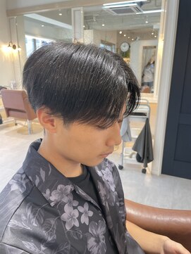 オレンジポップ 流山おおたかの森店(ORANGE POP) ハイライト/マッシュパーマ/ウルフ/アッシュブラック