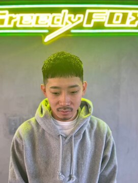 グリーディーフォックス 三軒茶屋(GreedyFOX) 波巻き/マッシュパーマ/ウルフ/ハイライト<理容室>三軒茶屋