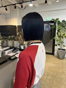 メリー オオサカ(Merly Osaka) 韓国風！今流行りのブラックカラー_blue black_