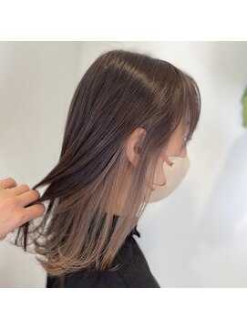 ホク(HOKU) インナーカラー　ミルクティーベージュ