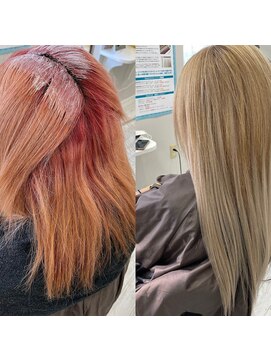 ヘアアンドメイク サファイア 豊橋店(ヘア&メイク SAPPHIRE) #プルエクステ#ピンク#ハイライト#春#カワイイ#アクセント