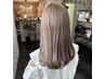 【根本だけのブリーチリタッチ☆】リタッチ+全体カラー+補修トリートメント