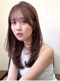前髪/こなれミディ/イメチェン/小顔カット/銀座