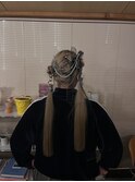成人先ヘアセット