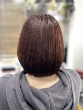 ルアン(Luan) ボブ×ピンクブラウン