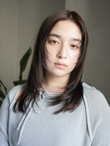 ラヴィズム(LUVISM) ミディアムロング顔周りレイヤーおくれ毛前髪万代新潟