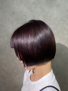 エクファ ヘア リゾート 大津 瀬田店(ex-fa hair resort) イメチェン/ホワイトブロンド/外ハネボブ/美髪/大津/瀬田