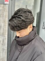 アノ(Ano.)&nbsp;大分ニュアンスパーマセンターパートフェザーパーマ